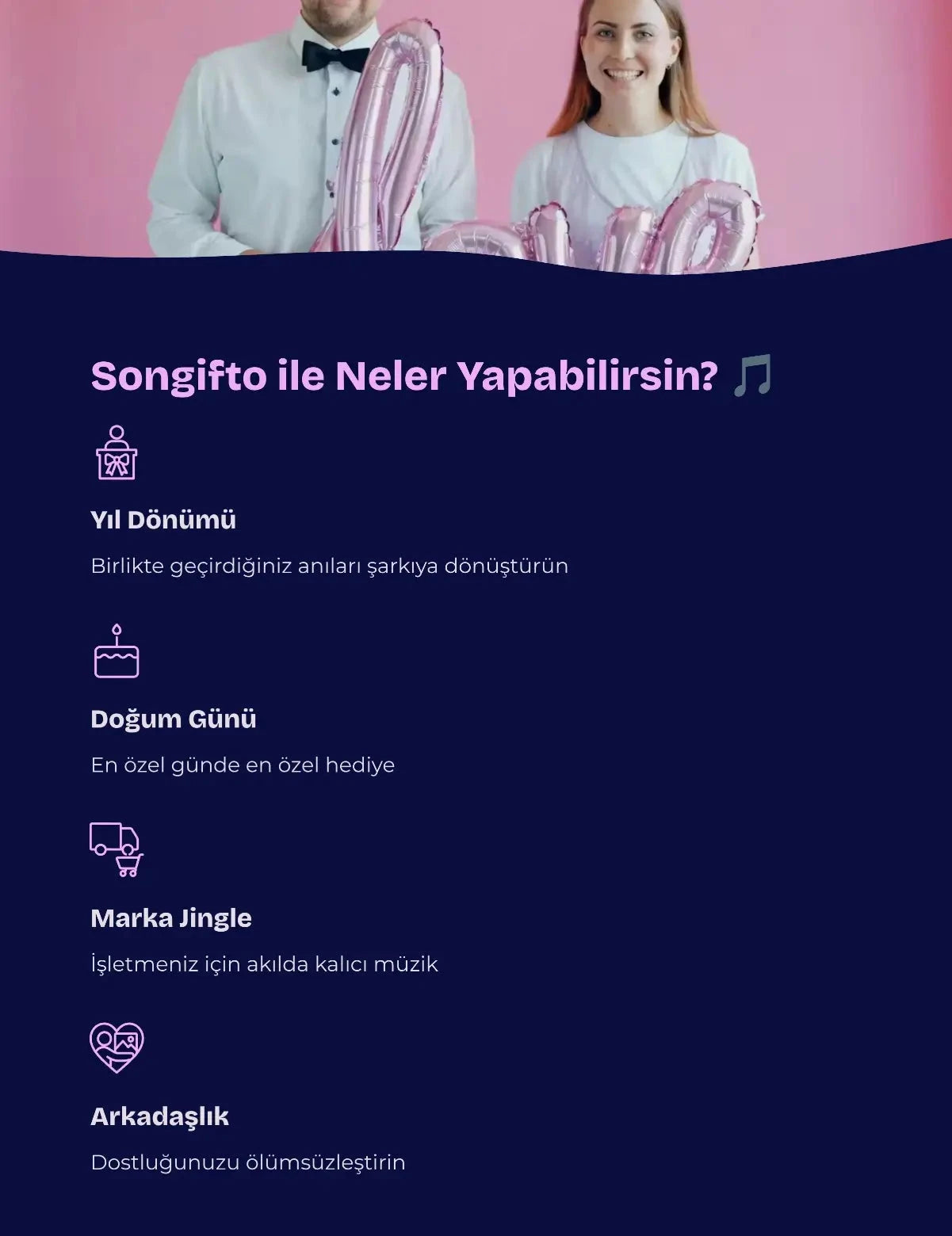 Kişiye Özel Şarkı Songifto